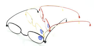 Lunettes d'optique <span class=keywords><strong>de</strong></span> <span class=keywords><strong>lecture</strong></span> pour hommes et femmes, mini verres en métal CE, design <span class=keywords><strong>incassable</strong></span>, avec étui, 1 pièce - Product Image 2