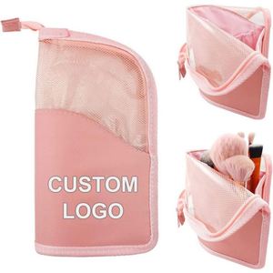 Cosmetic Personalized Bag Promotional Makeup <b>Brushes</b> Tool Waterproof Storage Bags With Custom Logo - Product Image 1