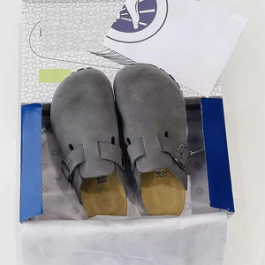 Pour Birkenstockstyle liège pantoufles londres sandales orthopédiques avec semelle intérieure en peau de vache léger anti-dérapant tendance de la mode pour l'été - Product Image 1