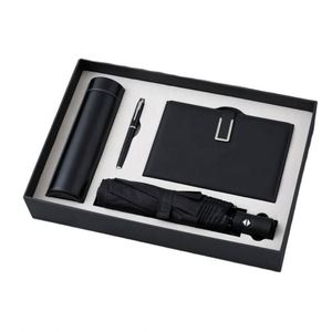 Hot Corporate Gift Box Set <b>Smart</b> Thermos Cup Umbrella A5 Hardcover Notebook Custom logo Meeting Items Luxury Business Gift Set - Product Image 2