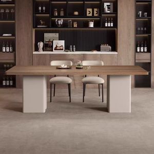 Grande Tavolo da Pranzo <span class=keywords><strong>in</strong></span> Stile Rustico con Piano <span class=keywords><strong>in</strong></span> <span class=keywords><strong>Legno</strong></span> Massiccio - Product Image 6