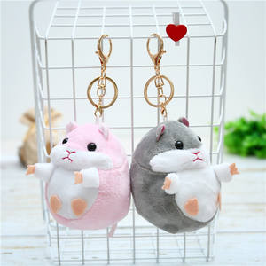 Groothandel Creatieve Persoonlijkheid Schattige <span class=keywords><strong>Hamster</strong></span> Pop Pluche Sleutelhanger Hangertje Superzacht Pluche Beer Internet Populair Hangend Speelgoed - Product Image 1