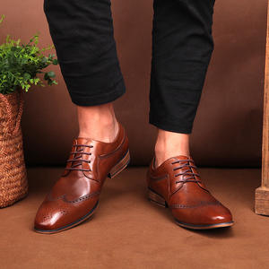 Zapatos Formales de Cuero para Hombre, Estilo Monk Strap, Modernos, Casuales, de Negocios, con Punta en Pico, que Aumentan la Altura, Antideslizantes - Product Image 4