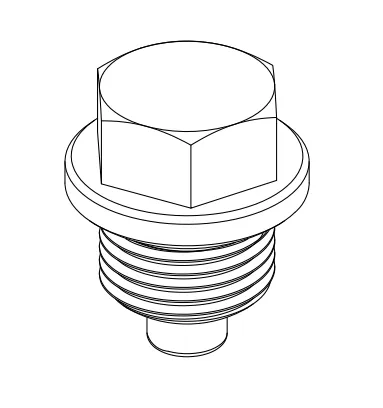 Hohe Nachfrage OEM kundenspezifische CNC-Bearbeitungsdienstleistungen 6061 AluminiumM14 x 1,25 Magnetstecker