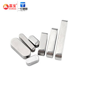 Teclas paralelas de acero inoxidable <span class=keywords><strong>DIN</strong></span> <span class=keywords><strong>6885</strong></span>, 6mm-120mm, extremos redondos, llaves paralelas, venta directa de fábrica - Product Image 1