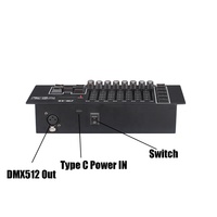 Console de boutons d'éclairage MA Key 40 canaux Contrôleur d'éclairage de scène portable 5Chase DMX 512 Mini Console