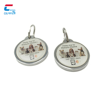 Großhandel: Anpassbare Smart NFC NTAG213 Mini RFID Anti-Verlust wetterfeste Epoxy QR-Code Haustier-ID-Marke für Hunde, 13,56 MHz