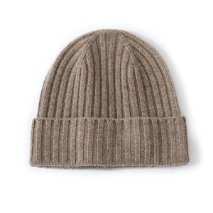 หมวกไหมพรมแท้ 100% สไตล์เกาหลี แบบเรียบง่าย สำหรับฤดูใบไม้ร่วงและฤดูหนาว  ขายส่งตามสั่ง  แบบ unisex  ใช้งานได้หลากหลาย - Product Image 2