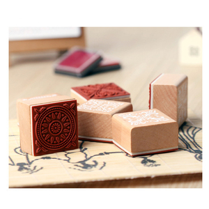 Tự Làm Nhiều Loại Vintage Ren Hoa Mẫu Vuông Bằng Gỗ Cao Su Lnk <span class=keywords><strong>Stamp</strong></span> - Product Image 3