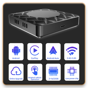 2 + 32G 3IN1 Carplay AI Box Android 10 pour Navigation Musique Appel avec Type-C/TF/USB Port Support Personnalisé - Product Image 2