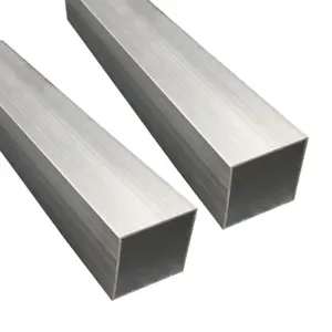 6063 экструзионный алюминиевый прямоугольный профиль трубки конкурентоспособная цена для алюминиевых труб