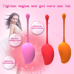 Bolas <span class=keywords><strong>vaginales</strong></span> Ben Wa para ejercitar los músculos pélvicos, Juguetes sexuales para mujeres, vibrador, forma de Mango, 3 uds. - Product Image 3