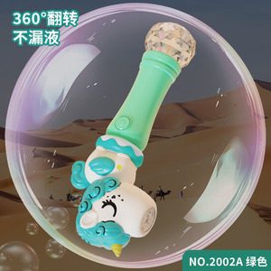 Machine à bulles licorne en plastique, jouet portable pour enfants de 2 à 6 ans, pour jouer à l'intérieur et à l'extérieur - Product Image 4