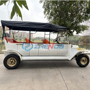 Autobús Turístico Eléctrico Clásico Vintage 2026, Auto Retro Clásico de 9 Plazas, Mini Autos de Estilo Antiguo - Product Image 6