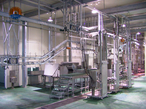 Chaîne de traitement d'usine d'abattoir de vache composants de noyau moteur de roulement de pompe à moteur transportent la machine de rail pour l'abattage de bétail - Product Image 6