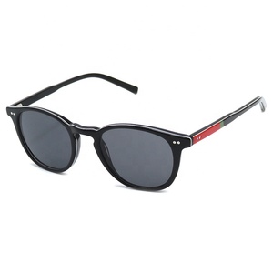 Classique Rond Noir Acétate Lunettes De Soleil Oculos De Sol Polarisé Lunettes De Soleil Pour Femmes Hommes - Product Image 4
