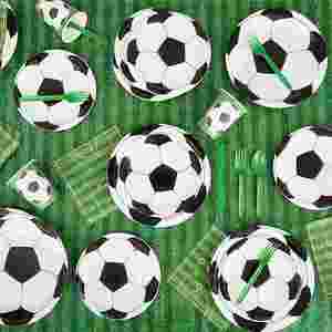 Modernas Placas de Fútbol de 7 Pulgadas, Suministros y Decoraciones para Fiestas de Cumpleaños con Temática Deportiva, Directo de Fábrica - Product Image 5