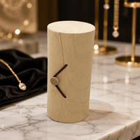 Boîte cylindrique en placage de peau de bouleau naturelle, faite à la main, pour biscuits, thé, lunettes, téléphone, bijoux, montres, emballage de rangement