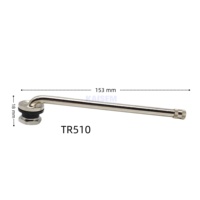 KAISHENG TR509 TR510 TR511 Valve de pneu sans chambre à air pour camion, bus, voiture, en laiton chromé