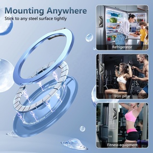 Étui de téléphone transparent et rotatif avec support magnétique, protection contre les chutes, antichoc pour iPhone 14 15 Pro Max 13 14 15 Plus - Product Image 5