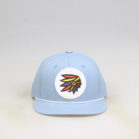 Casquette imperméable avec logo personnalisé, séchage rapide et trous découpés au laser pour les activités sportives en plein air, le golf, la course à pied et le cyclisme