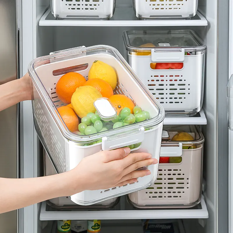 XingYou çok fonksiyonlu depolama yiyecek kutusu saklama kutusu ile buzdolabı için filtresi buzdolabı saklama kutusu