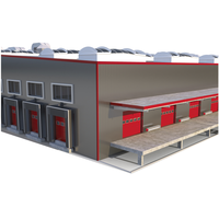 Prefabricados de estructura de acero de 2 plantas de acero de construcción
