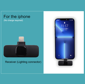 <b>Wireless</b> Interview <b>Microphone</b> Mobile SLR Camera Dedicated to NewsReporters Outdoor Street Noise Cancelling Cordless <b>Microphone</b> - Product Image 4