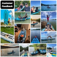 Planches à Pagaie Gonflables de Gros, Nouveau Matériau Drop Stitch, Stand Up Paddle, Surf et Pêche