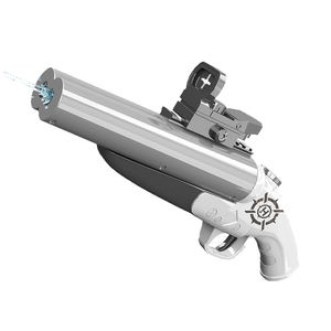 QS vente chaude main haute apparence pistolet à eau jouets 2 couleurs en plastique enfants été plage <span class=keywords><strong>jeu</strong></span> de tir Double buse pistolet jouets - Product Image 1