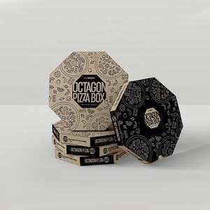 عبوة مخصصة مموجة وصديقة للمشروبات الجاهزة والتوصيل متينة وقابلة للتخصيص لحلول تغليف البيتزا - Product Image 6