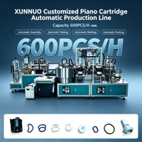 Machine d'assemblage automatique de pianos intelligente XUNNUO, nouveau design 2026, machine de fabrication de claviers de piano de pointe, haute capacité, garantie 1 an