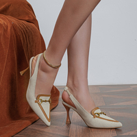 Sandales d'été légères à talons pour femmes, personnalisables avec logo OEM, en PU, à bout fermé, à bride unique, à plateforme, pour mariage, fête, usage quotidien et travail.