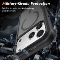 Funda Magnética con Carga Inalámbrica JUNBO, Acabado Mate, para iPhone 18 17 16 15 Pro Max, Resistente a Impactos, Carcasa Protectora Rígida de PC