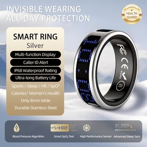 Bague Intelligente 2026 Zikr Tasbeeh avec Compteur, Écran LED Bleu, Moniteur de Tension Artérielle, Moniteur de Santé, Boîtier de Charge à Distance pour Photo - Product Image 2