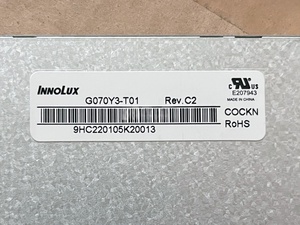 Panel LCD Industrial Innolux G070Y3-T01 de 7 Pulgadas, 600cd/m², 6 Bits TTL FPC, Revestimiento Duro 3H, Sin Pantalla Táctil - Product Image 4