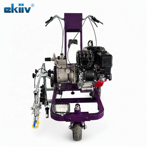EKIIV M5 Premium, Máquina de Pintura de Líneas sin Aire a Gasolina, Bomba de 6.5Hp para Demarcación Vial Uniforme en Superficies de Carreteras - Product Image 3