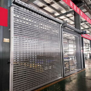Puerta personalizada al por mayor <span class=keywords><strong>de</strong></span> fábrica, puerta enrollable <span class=keywords><strong>de</strong></span> <span class=keywords><strong>seguridad</strong></span> <span class=keywords><strong>de</strong></span> material <span class=keywords><strong>de</strong></span> aluminio automático a prueba <span class=keywords><strong>de</strong></span> viento - Product Image 5
