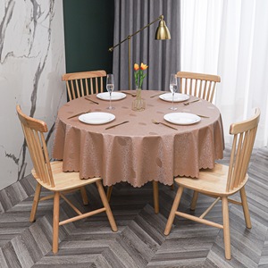 100% không thấm nước PVC Khăn trải bàn rõ ràng nhựa bảng bảo vệ dầu và tràn bằng chứng lựa chọn Vinyl Vòng bảng vải Bìa - Product Image 2