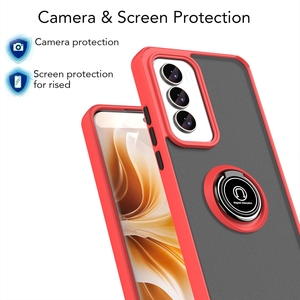 Coque de téléphone antichoc avec béquille et anneau métallique, protection intégrale hybride pour OPPO Reno <span class=keywords><strong>12</strong></span> - Product Image 2