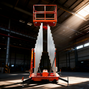 2026 इलेक्ट्रिक एल्यूमीनियम मिश्र धातु टेलीस्कोपिक मैन लिफ्ट डबल कॉलम के साथ 14 मीटर ऊर्ध्वाधर लिफ्ट मंच - Product Image 1