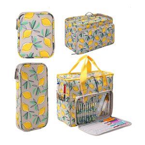 Empty <strong>Knitting</strong> Bag Yarn <strong>Storage</strong> Tote, Crochet Organizer Empty Bag, Yarn <strong>Storage</strong> Holder for Crocheting Knitter - Product Image 1