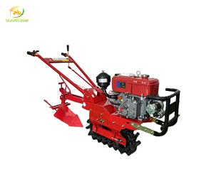 שרשרת גלגל יחיד שרשרת מיקרו-טילר קשה קרקע מפגן דשן דישון קרקע מונעת דיזל - Product Image 1