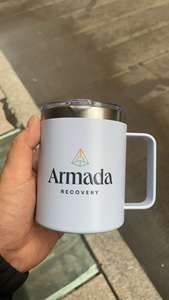 Taza para acampar con logotipo personalizado 12oz 14oz 16oz 24oz taza de café de agua de viaje vaso con aislamiento térmico taza de café de acero inoxidable de metal - Product Image 2