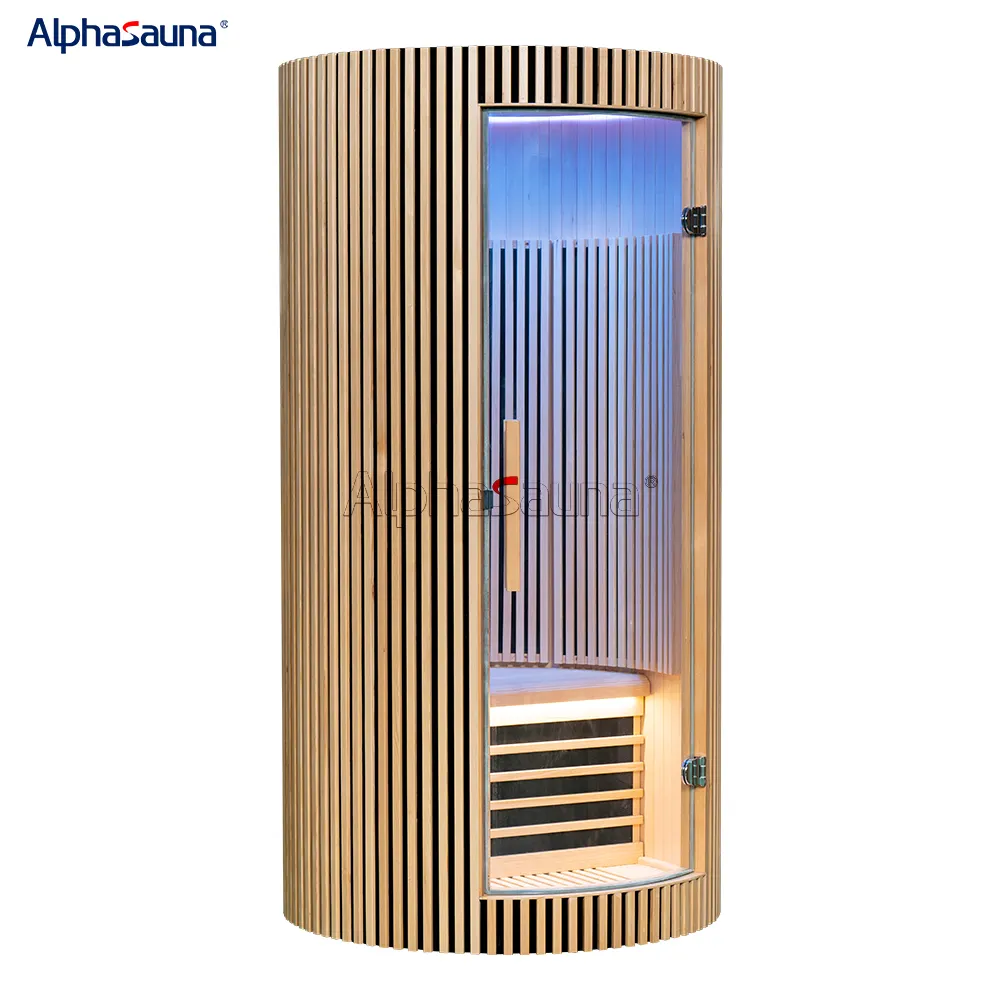 Infrarouge et extérieur traditionnel combiné Sauna salle 1 personne dôme douche combinaison