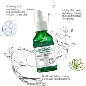 Vente chaude Naturel Plante Organique Sérum Pour Le Visage 30ml Acide Hyaluronique Soins De La Peau Éclaircissant Blanchissant Sérum Pour Le Visage Acide Salicylique - Product Image 3