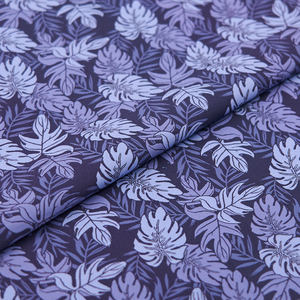 Top moda 100% algodón satén <span class=keywords><strong>Palma</strong></span> hoja impresión <span class=keywords><strong>Digital</strong></span> popelina tela para vestidos bolsos Hawaii camisas y pantalones cortos para niñas - Product Image 4