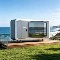 Maisons préfabriquées en acier Royalstar F16, villas de luxe modernes, kits de chalets en bois pour hôtels de plage, complexes hôteliers et bâtiments de bureaux, maisons capsules