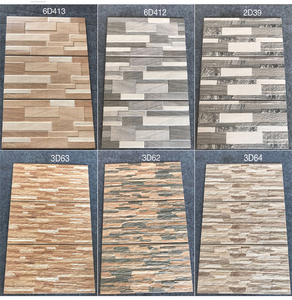 Biệt thự khách sạn trang trí ngoài trời Matte tráng men 200x400 mét 3D gốm tường gạch bên ngoài Antique sứ ốp tường - Product Image 1