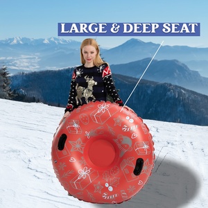 Tubo de Nieve Inflable para Niños y Adultos, Tubo de Nieve Resistente para Toboganes, Excelente Trineo Inflable para el Invierno - Product Image 1
